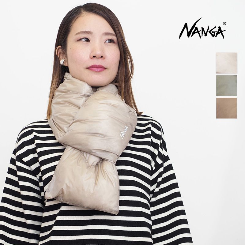 NANGA ナンガ NA2243-3C301 ポータブルライトダウンマフラー PORTABLE LIGHT DOWN MUFFLER メンズ レディース ユニセックス | 23AW ファッショングッズ 秋冬