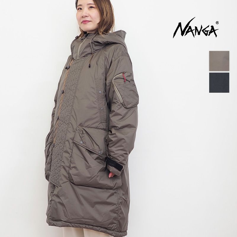 NANGA ナンガ ND2341-1C304 オーロラダウンフィールドハーフコート ダウンジャケット ミドル ロング AURORA DOWN FIELD HALF COAT MEN メンズ レディース ユニセックス | 23AW アウター 秋冬