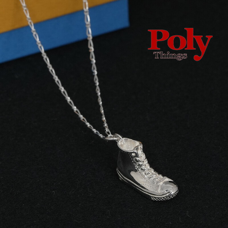 Rakuten - PolyThings ポリーシングス Usual Sneakers ユージュアルスニーカーズ シルバーネックレス 40cm チェーンネックレス | アクセサリー 26SS