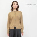 TORRAZZO DONNA トラッツォドンナ 6241-672 ビジュー付きカーディガン | 24SS トップス 春夏