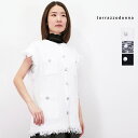 TORRAZZO DONNA トラッツォドンナ 6243-501 フリンジニットベスト | 24SS 春夏 トップス(4)