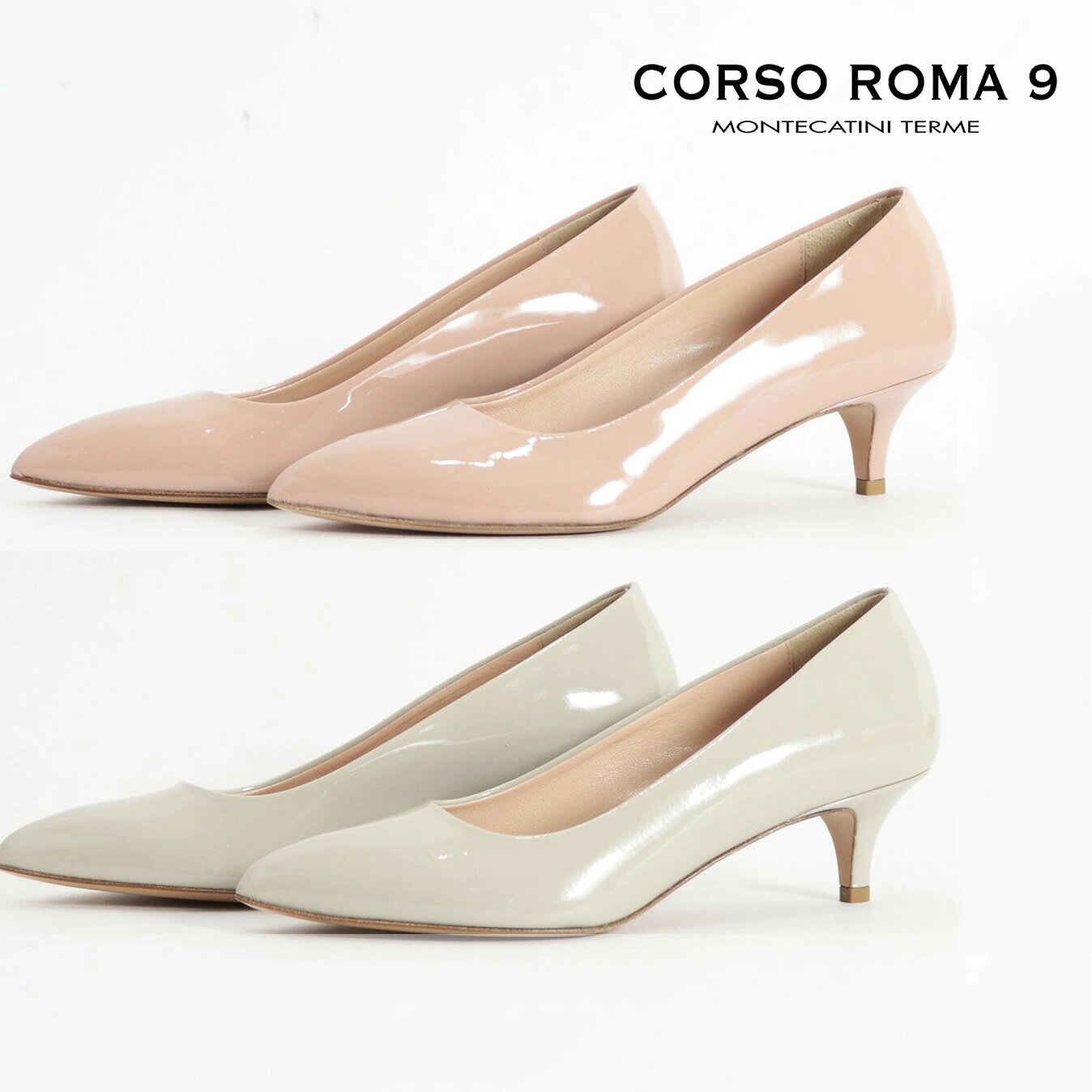 【50 OFF】残り僅か！34~34H,36Hサイズ CORSO ROMA9 コルソローマ9 460-1R 17AW ポインテッドトゥパンプス ブラック グレー ボルドー ベージュ ピンク 春夏 秋冬 表革 スエード ローヒール 17AW／18SS