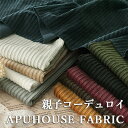 ≪18日ご愛顧感謝デー限定!【P10倍】≫ワイド幅│洗いをかけた 親子コーデュロイ ストレッチ 生地 無地 50cm単位■ありきたりでは物足りない貴方に10