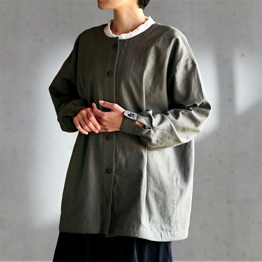 【P3倍】+【最大2000円OFFクーポン】洗いをかけた 綿麻キャンバス 50cm単位【綿厚手 リネン 生地 無地 黒 イエロー ピンク くすみカラー 麻 生地 お洒落 ハンドメイド 中厚 リネンコットン】 3