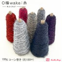 【O福wake:糸】CY-19 100g(約180m) メタリック 変糸 ファンシーヤーン ナイロン コーン巻 ヤーン 糸 毛糸 手芸 編み物 手編み 機械編み...