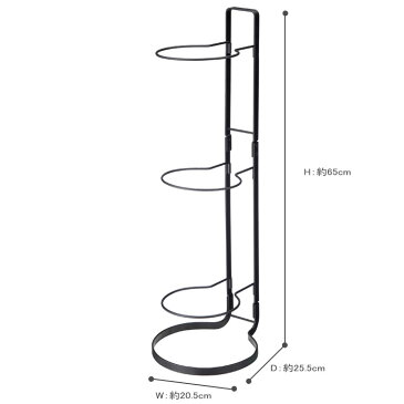 frame ボールスタンド フレーム ブラック 7290 【玄関 エントランス 収納 バスケットボール サッカーボール 山崎実業】