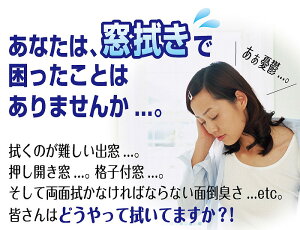【掃除用品】【アドフィールド】両面ガラスクリーナー【網戸】【ガラス戸】【掃除】