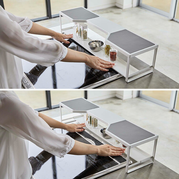 Plate コンロ奥ラック プレート 排気口カ...の紹介画像2