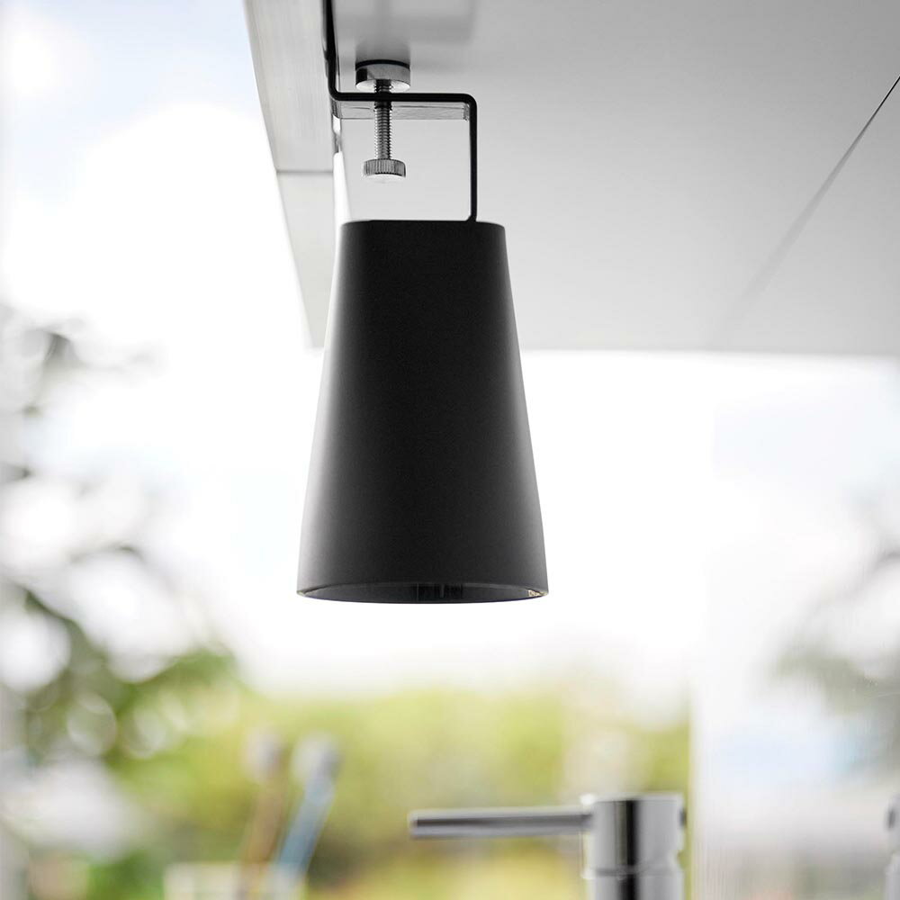 APUショップの[ 洗面戸棚下マグネットタンブラー タワー ] 山崎実業 タワーシリーズ tower 洗面所 収納 コップ 歯磨き 浮かせ収納 引っ掛け収納 ホワイト 1737 ブラック 1738｜アングル3