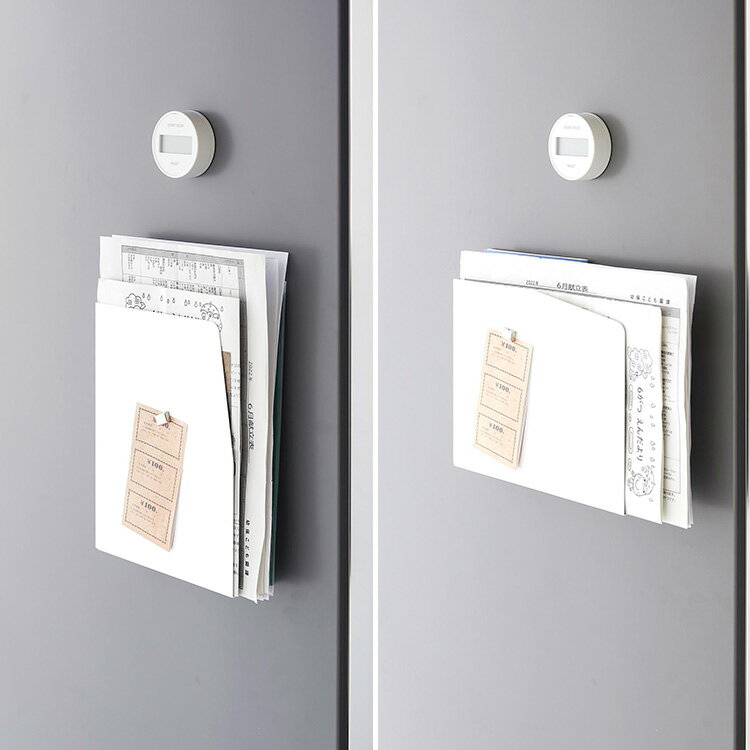 APUショップの[ マグネットプリントケース タワー ] 山崎実業 タワーシリーズ tower キッチン リビング 小物収納 収納 磁石 ホワイト 4126 ブラック 4127｜アングル2