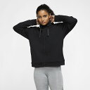 スウェット パーカー 長袖 レディース ナイキ NIKE WS THERMA フリース ALL TM フルジップフーディ 女性用 スポーツウェア スエット ブラック フィットネス ジム 普段使い 上着 羽織り/BV4969-010【FLs19n】