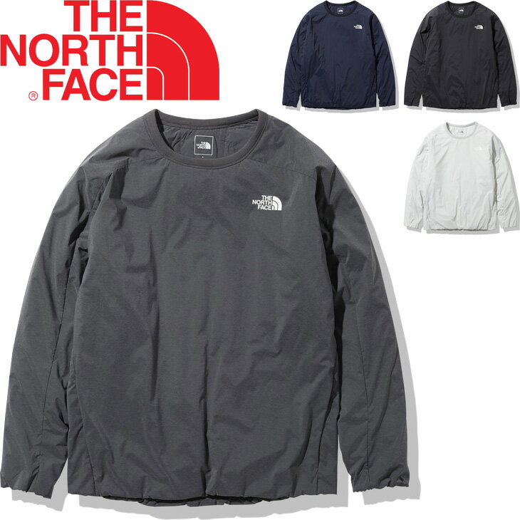 トレーニングシャツ 保温 プルオーバー 中綿入り メンズ ノースフェイス THE NORTH FACE バーテックススウェットクルー スポーツ アウトドア 男性 トップス NY82083