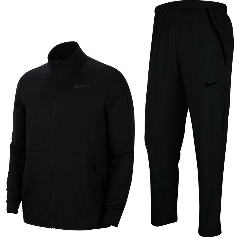 ウィンドブレーカー 上下セット メンズ ナイキ NIKE DRI-FIT チーム ウーブン ジャケット ロングパンツ 上下組/スポーツウェア 男性 ブラック 黒 トレーニング ウインドブレイカー セットアップ/CU4954-CU4958-010