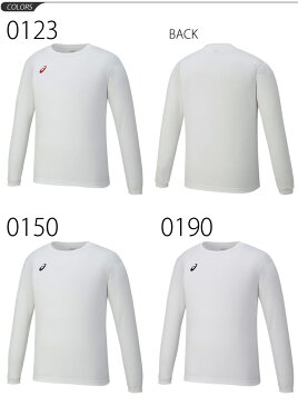 アシックス asics メンズ キッズ ロングスリーブシャツ 長袖 Tシャツ スポーツウェア 自宅トレーニングウェア 男性 子供サイズ有 部活 クラブ ジム フィットネス シンプル/XA6189/【取寄せ】【返品不可】
