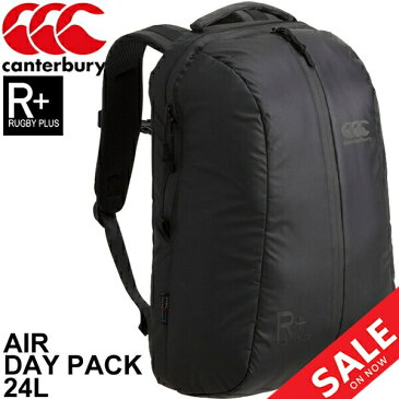 バックパック リュックサック バッグ デイパック/ カンタベリー canterbury RUGBY+ エアー/スポーツバッグ 24L かばん ラグビー トレーニング ジム ブラック 鞄/ AB08244