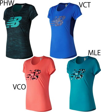 Tシャツ 半袖 レディース ニューバランス new balance アクセレレイト グラフィック TEE/ランニング マラソン トレーニング スポーツウェア 女性用 トップス/AWT73129