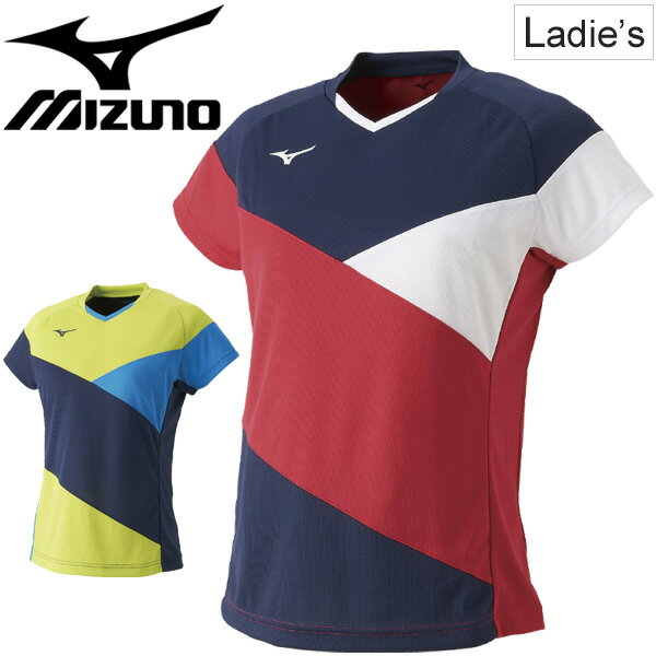 　 ◆mizuno -ミズノ-　[レディース] サイズ表 ◆ 　 SS S M L O XO 身長 147〜153 152〜158 157〜163 162〜168 167〜173 172〜178 胸囲 75〜79 78〜82 81〜85 84〜88 87〜91 90〜94 ウエスト 56〜60 59〜63 62〜66 65〜69 68〜72 71〜75 　商　品　情　報 &nbsp; ブランド mizuno（ミズノ） 商品コード 82JA9204 カラー (14)ドレスネイビー×ライムグリーン (65)バーチャルピンク×ドレスネイビー サイズ S/M/L/XL/2XLサイズ 素材 ポリエステル100% ※メーカー希望小売価格はメーカーサイトに基づいて掲載しています (記載価格が税抜き価格になっている場合もございます)【ミズノ Mizuno レディース ゲームシャツ】 ◆　商　品　説　明 ◆ ★メール便1点までOK★ ミズノ(mizuno)から、レディースのラケットスポーツ向けの半袖ゲームシャツです。 動的機能裁断・機能素材選定など、運動時の動きやすさを追求したウエア設計。 汗を素早く吸収、拡散し、ウエア内を快適な状態に保つ 【Dryscience MIZUNO QUICKDRY PLUS】機能搭載。 さらに「ドライサイエンス」は発汗時の衣服による 肌へのべたつき感を軽減するのでさらっとした着心地です。 最もスタンダードなシルエット[Standard Fit]を採用。 チームウェアにもおすすめです。 ◇日本卓球協会（JTTA）公認ウェア ◆メール便ご希望のお客様へ◆ ○メール便をご希望の場合「時間指定・着日指定」はできません。 ○メール便をご希望の場合「代金引換」でお支払いただけませんのでご注意ください。 ○メール便での発送の場合、紛失、損失、盗難などの補償がございませんので、あらかじめご了承くださいませ。