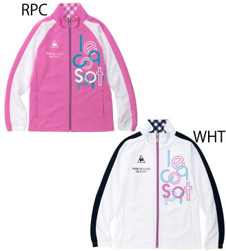 ウォームアップ ジャケット 女の子 ルコック le coq sportif スポーツウェア ジャージ 子供服 吸汗速乾 女児 小学生 アウター トラックジャケット/QMJNJF00
