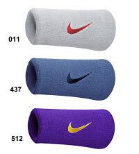 リストバンドナイキNIKEスウッシュダブルワイド2個入りテニスランニングトレーニング汗どめスポーツアクセサリーメンズレディースカジュアル小物/BN5002