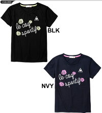 ルコックジュニア半袖シャツ女の子lecoqsportif/QMJNJA03