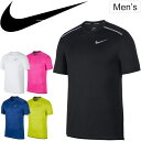 Tシャツ 半袖 メンズ ナイキ NIKE DRI-FIT マイラー S/S トップ スポーツウェアプラクティスシャツ ランニング ジョギング マラソン トレーニング ジム 部活 男性 ワンポイント 半袖シャツ トップス/AJ7566