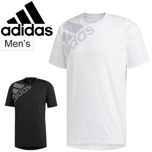 Tシャツ 半袖 メンズ アディダス　adidas M4T フリーリフト ビッグロゴTシャツ スポーツウェア トレーニング 男性 クルーネック 半袖シャツ カジュアル 普段着 トップス/FSF86