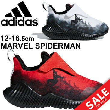 キッズ スニーカー キャラクターシューズ 男の子 女の子 子ども アディダス adidas MARVEL スパイダーマン AC I/子供靴 12.0-16.5cm スポーツ カジュアル アメコミ 男児 女児 ベルクロ 靴/MVL-SPIDERMAN-ACI【a20Qpd】