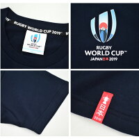 Tシャツ半袖メンズラグビーワールドカップラガーシャツカンタベリーcanterburyREN-GTEEレンジーRWCJAPAN公式マスコット/スポーツウェア男性用半袖シャツ応援グッズプリントTスポーツカジュアル紳士服日本大会トップスネイビー/VWD39451-29