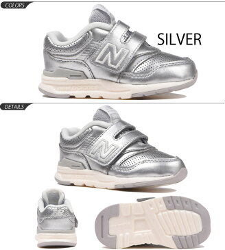 キッズ ベビー シューズ スニーカー 女の子 女の子 子供靴 ニューバランス NewBalance IZ997H 12-16.5cm メタリックカラー カジュアル ベビー靴 インファント 幼園児 おでかけ ベルクロ 運動靴 おしゃれ かわいい くつ/IZ997HSS