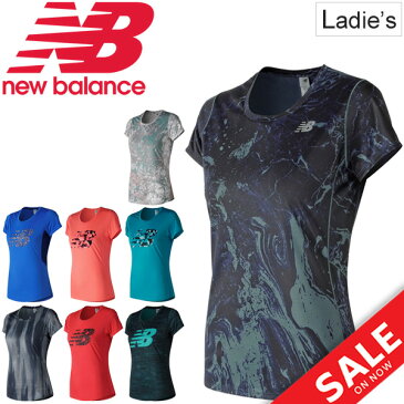 Tシャツ 半袖 レディース ニューバランス new balance アクセレレイト グラフィック TEE/ランニング マラソン トレーニング スポーツウェア 女性用 トップス/AWT73129