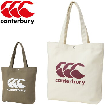 トートバッグ カンタベリー Canterbury 手提げ ショルダー コットンバッグ ビッグロゴ サブバック ラグビー スポーツカ ジュアル メンズ レディース ショッピング マザーズバッグ 鞄/AB09208-