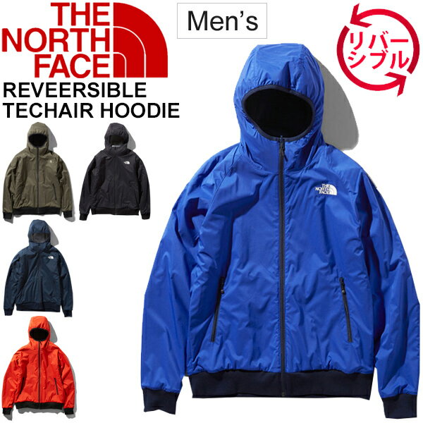 パーカー ジャケット メンズ アウター ノースフェイス THE NORTH FACE リバーシブル テックエアー フーディ アウトドアウェア 男性 軽量 保温 防風 ジャンバー ブルゾン 防寒ウェア 上着 /NT61984