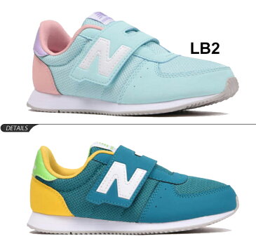 キッズシューズ ジュニア 男の子 女の子 スニーカー 子供靴 ニューバランス NewBalance 220/ローカット 17-21.5cm スポーティ カジュアル 男児 女児 小学生 おでかけ 運動靴 ベルクロ くつ/PV220-K