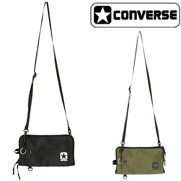 ショルダーバック 財布 カード入れ バッグ コンバース converse ネックポーチ ナイロン メンズ レディース キッズ ロゴ マルチスポーツ かばん/C2068055