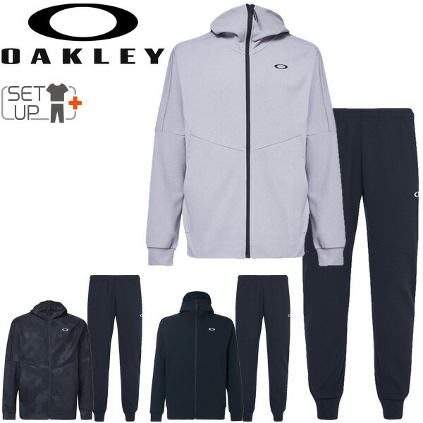 【全P10倍★4時間限定★10月1日夜20時〜】トレーニングウェア ジャージ 上下セット メンズ オークリー OAKLEY Enhance モビリティフリース ジャケット パンツ 上下組/スポーツウェア 男性 セットアップ 吸汗速乾 フィットネス/FOA400152-FOA400821