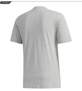 半袖 Tシャツ メンズ アディダス adidas M ESS MATMIX TEE/スポーツウェア ランニング トレーニング 部活 男性 クルーネック グレー系 半袖シャツ トップス/GVC99-FL0301