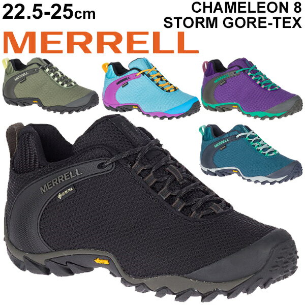 【10%OFFクーポン有】トレッキングシューズ ローカット レディース メレル MERRELL CHAMELEON 8 STORM GORE-TEX カメレオン 8 ストーム ゴアテックス/アウトドア 女性 靴 定番/CHAMELEON8ST-GORE-W【取寄】【返品不可】【Mcp21】