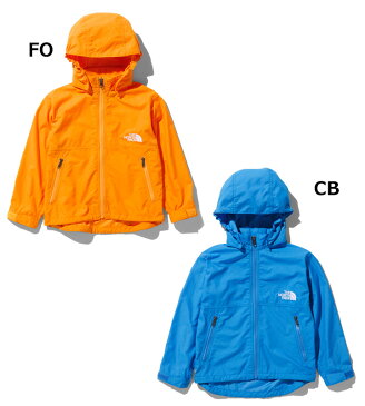 ウインドブレーカー キッズ 男の子 女の子 子ども 子供服 ノースフェイス THE NORTH FACE コンパクトジャケット 130-150cm アウター アウトドアウェア 撥水 防風 定番 ウインドブレイカー 普段使い 上着/ NPJ21810-