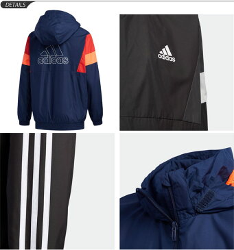 ウィンドブレーカー キッズ ジュニア アウター 130-160cm 子供服 アディダス adidas B MH マストハブ ジャケット 裏メッシュ フード付き スポーツウェア/ウインドジャケット 男の子 女の子 上着 ジャンバー 部活 普段使い /GSV18【a20Qpd】