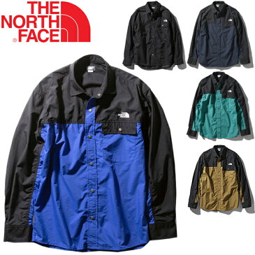 長袖シャツ メンズ レディース ノースフェイス THE NORTH FACE L/Sヌプシシャツ/アウトドアウェア ナイロン UVカット はっ水 キャンプ カジュアル 男女兼用 トップス/NR11961