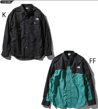 長袖シャツ メンズ レディース ノースフェイス THE NORTH FACE L/Sヌプシシャツ/アウトドアウェア ナイロン UVカット はっ水 キャンプ カジュアル 男女兼用 トップス/NR11961