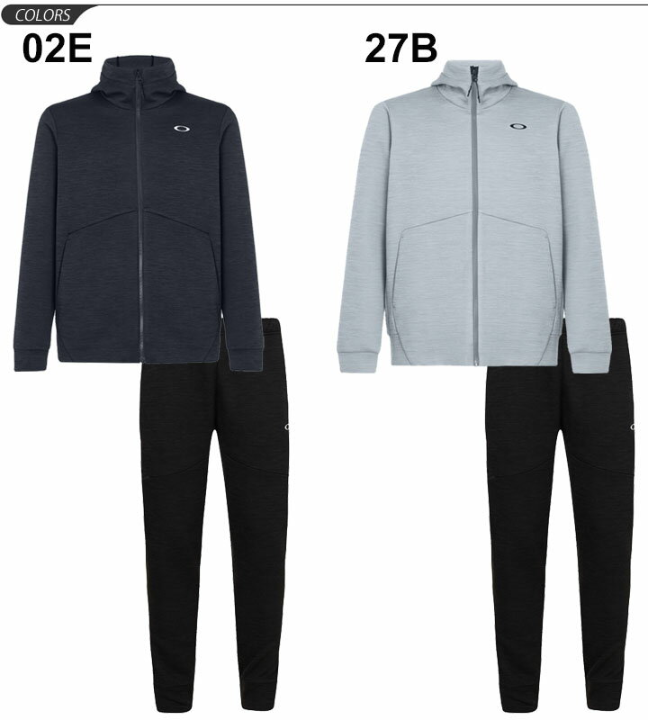 トレーニングウェア スウェット 上下セット メンズ オークリー OAKLEY ENHANCE GRID FLEECE ジャケット パンツ 上下組/スポーツウェア 男性 セットアップ 吸汗速乾 ジム 自宅トレーニング 宅トレ フィットネス/FOA400835-FOA400822