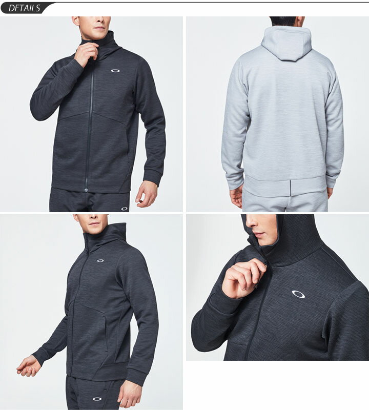 トレーニングウェア スウェット 上下セット メンズ オークリー OAKLEY ENHANCE GRID FLEECE ジャケット パンツ 上下組/スポーツウェア 男性 セットアップ 吸汗速乾 ジム 自宅トレーニング 宅トレ フィットネス/FOA400835-FOA400822