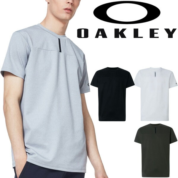 半袖 Tシャツ メンズ オークリー OAKLEY RS Compartment EW Holder Tee/スポーツウェア クルーネック サングラスホルダー 男性 トップス フィットネス 自宅トレーニング 宅トレ 部活/FOA400871