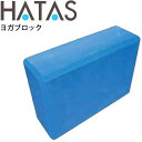 ヨガブロック ブルー ハタス HATAS フィットネス用品 エクササイズ 自宅トレーニング 家トレ 宅トレ 秦運動具工業 YK380【取寄