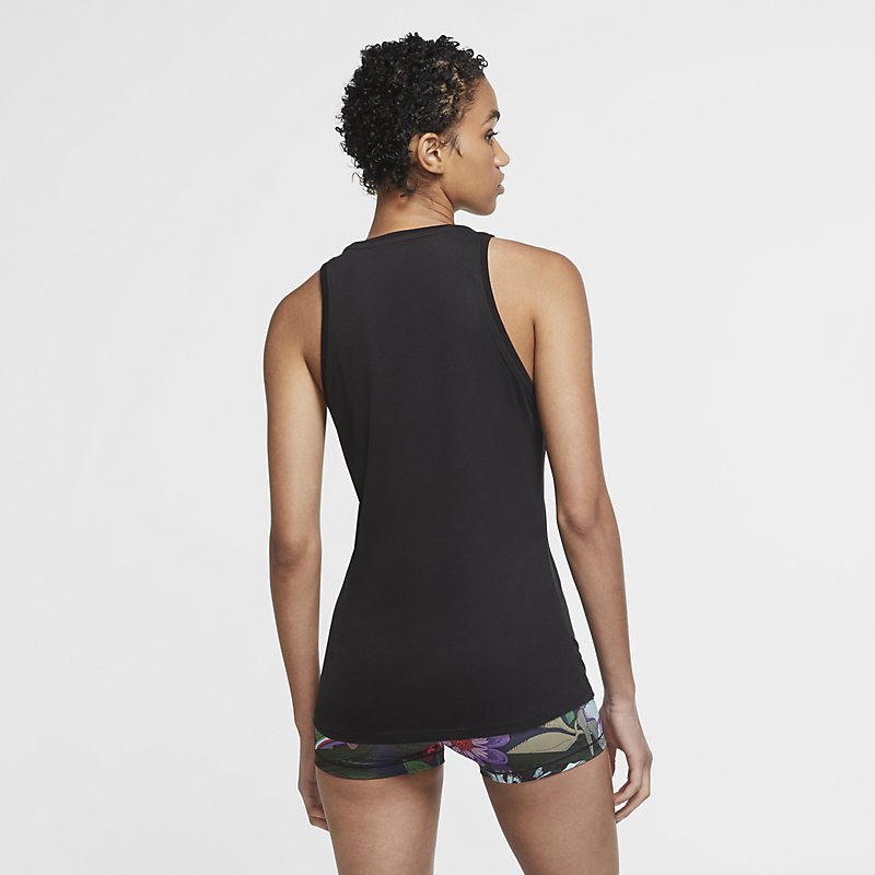 タンクトップ ノースリーブシャツ レディース ナイキ NIKE W'Sドライ DFC アイコンクラッシュタンク/スポーツウェア トレーニング フィットネス ヨガ ピラティス ジム 黒 ブラック 女性 トップス/CV5247-010
