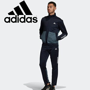 スウェット 上下セット メンズ/アディダス adidas M トラックスーツ ファブリックミックス FABRIC MIX/スポーツウェア ジャケット パンツ 上下組 男性 濃紺 ネイビー系 セットアップ スエット 普段使い 家トレ/IPD28-FU6326