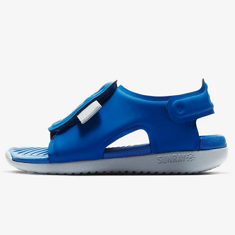 キッズ スポーツサンダル ジュニア サマーシューズ 男の子 女の子 子供靴/ナイキ NIKE サンレイアジャスト5　GS/PS 17-20cm/水陸両用 水遊び 海水浴 レジャー 青 ブルー 靴/AJ9076-400