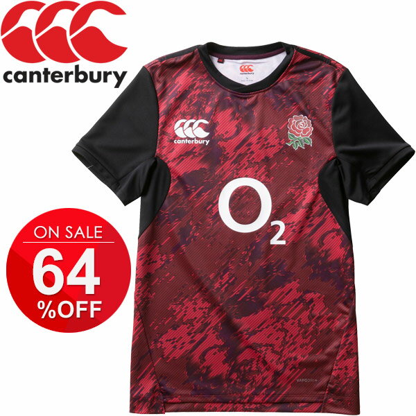 半袖 Tシャツ ラグビー メンズ/カンタベリー canterbury イングランドティーシャツ/スポーツウェア トレーニング ユニフォーム イングランド代表 レッドローズ トップス/RG30390
