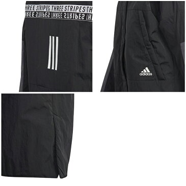 ウィンドブレーカー キッズ ジュニア アウター コート 子ども/アディダス adidas B S2S LONG COAT/ボーイズ 子供服 130-160cm スポーツウェア 男の子 運動 防寒 普段使い ブラック 黒 上着/IXF67-GD9118【a20Qpd】